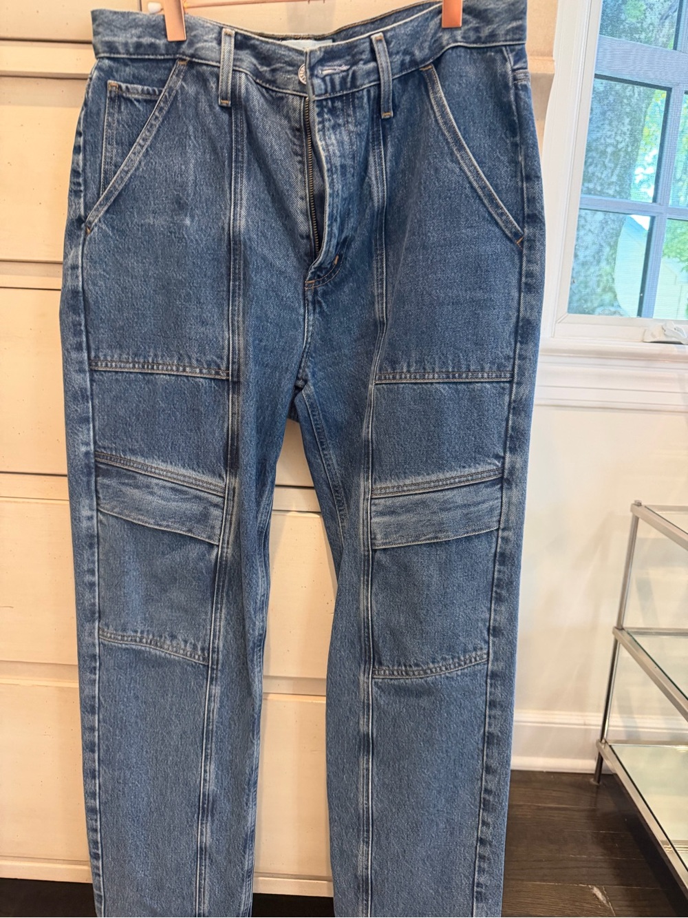 Agolde Blue Boyfriend Carpenter Jeans